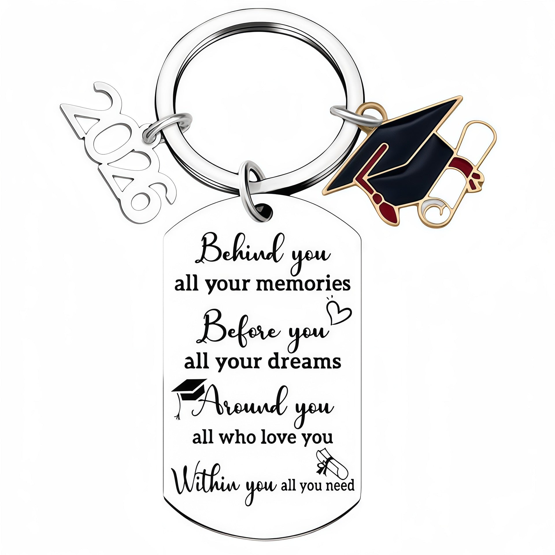 Graduation Inspiration Keychain