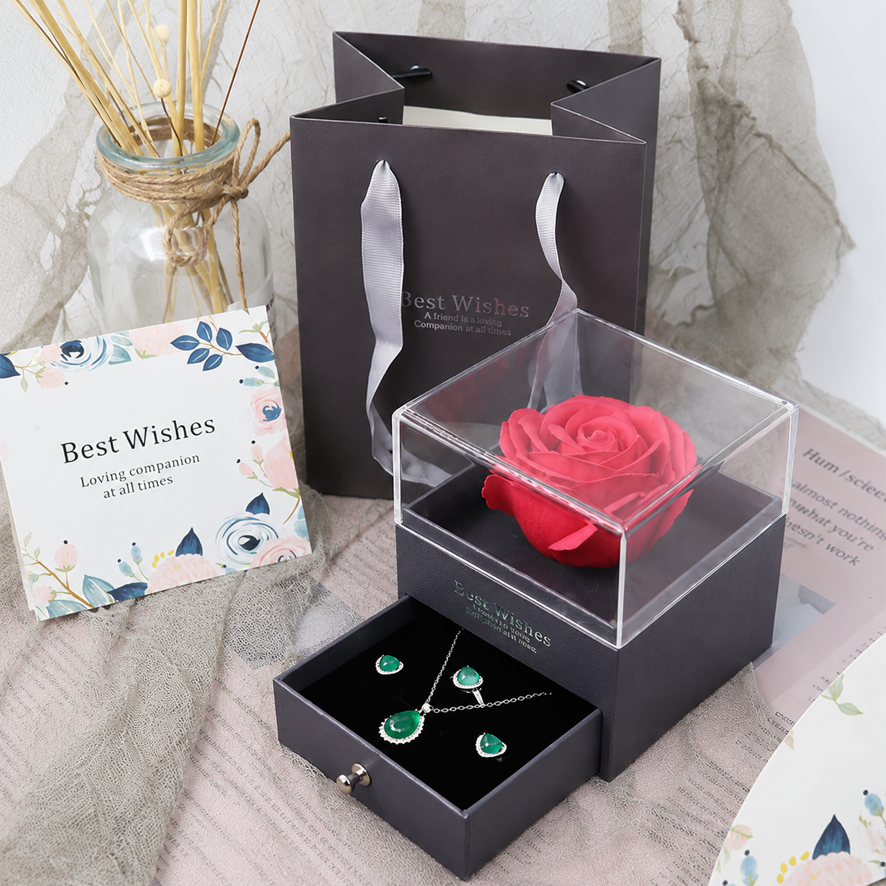 Eternal Rose Graduation Gift Box