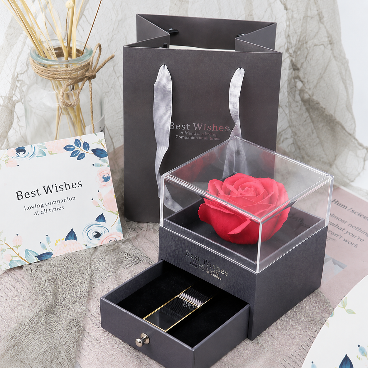 Eternal Rose Graduation Gift Box