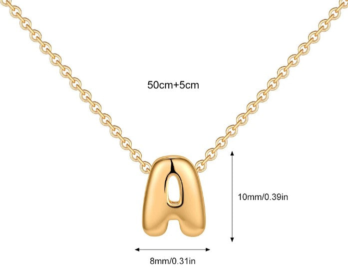 Personalised Initial Gold Necklace