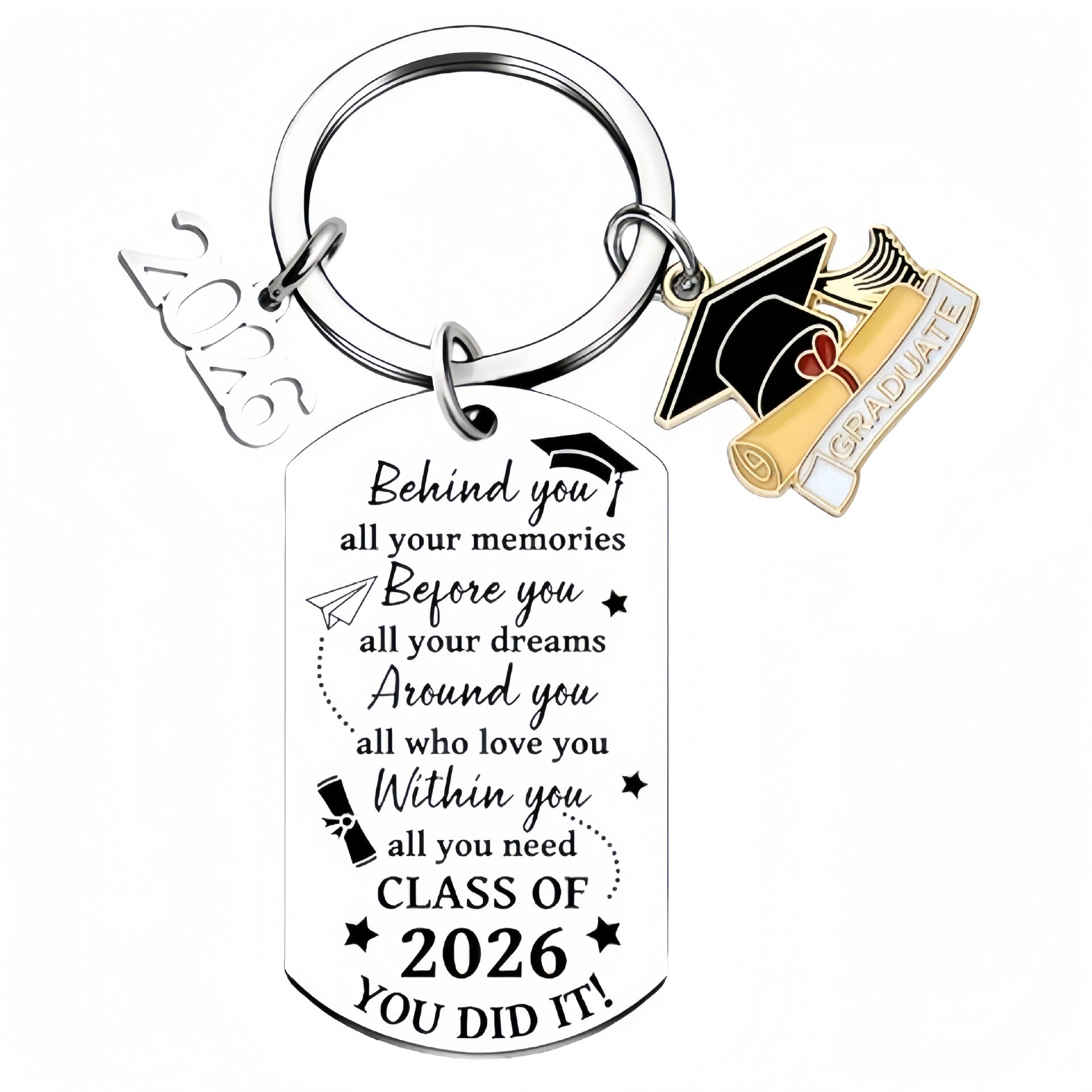 Graduation Inspiration Keychain